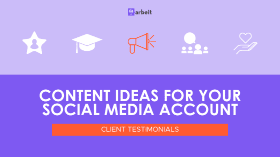 content ideas for social media client testimonials